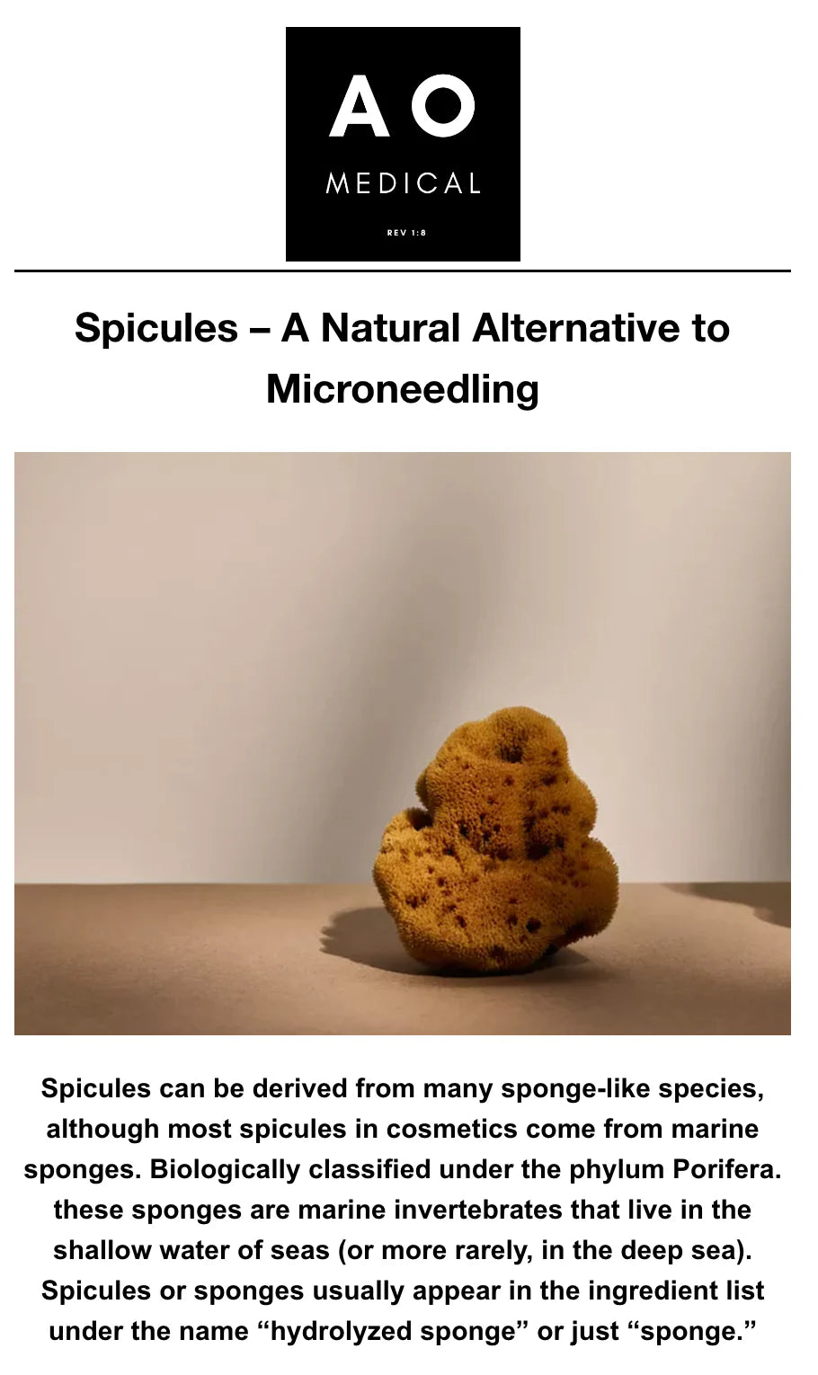 **NEW** Volume Boost Spicule Facial Program